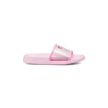 Ciabatte da bambina rosa con stampa unicorno Mi@Mi, Scarpe Bambini, SKU p432000174, Immagine 0